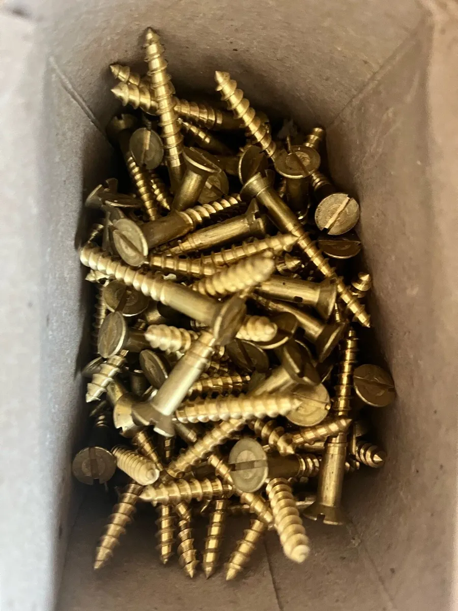 Slotted Brass wood screws countersunk head - Image 4