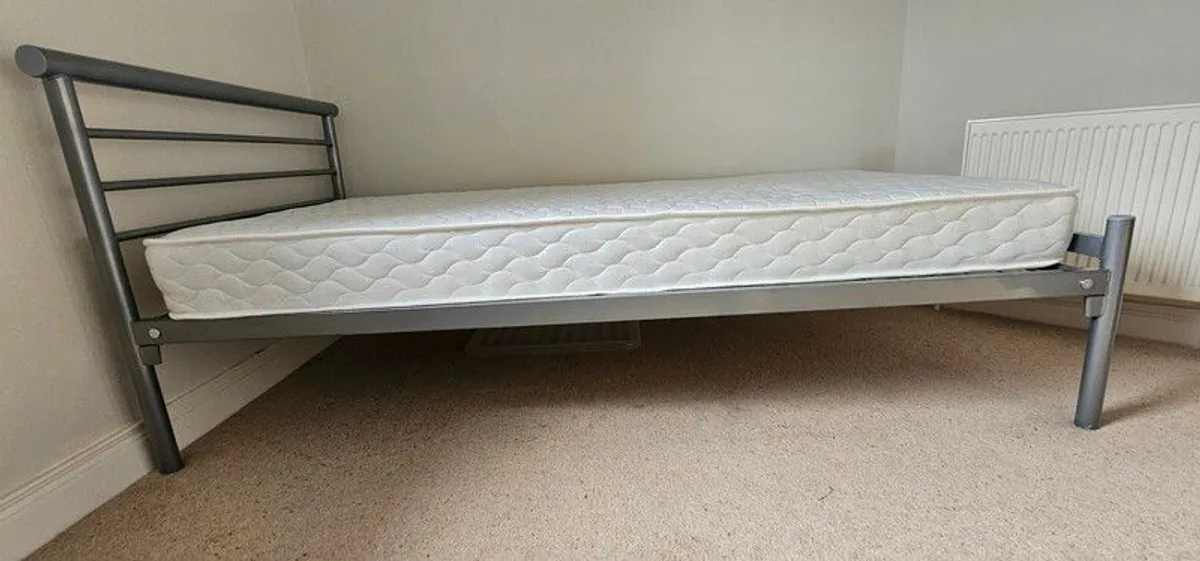 Single bed & mattress, as new - never used. - Image 1