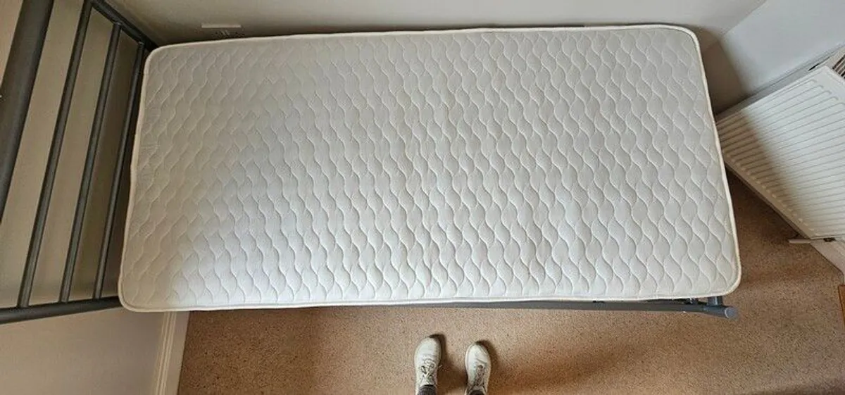 Single bed & mattress, as new - never used. - Image 2