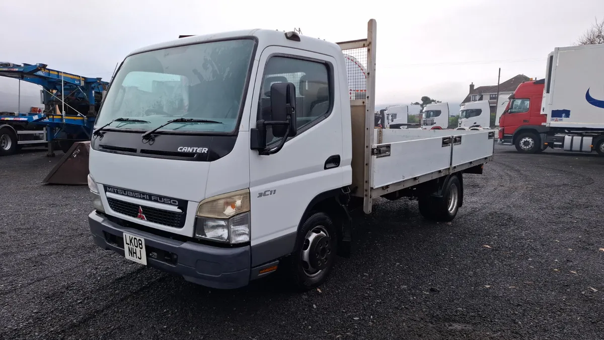2008 Mitsubishi Fuso Canter 3C11 , Drop Side Flat - Image 3