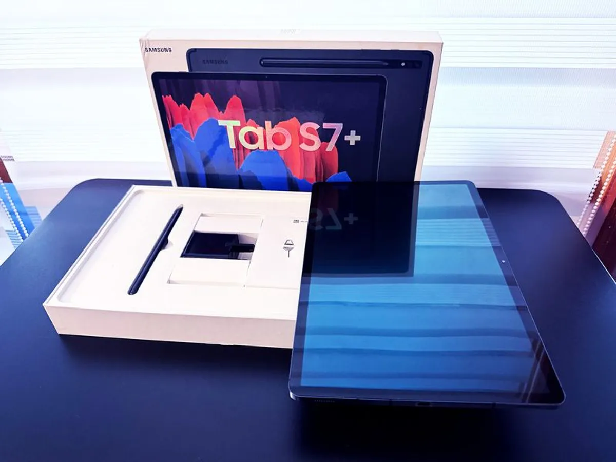 Samsung Galaxy Tab S7+ Android Tablet 12.4 in with Stylus, Excellent 1st Owner - Image 1