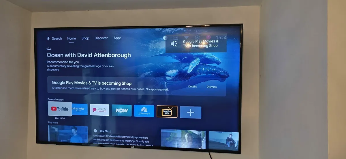 JVC 58" LED Smart 4K HDR Android TV - Image 1