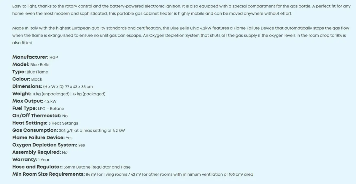 Portable Gas Heater - Image 3