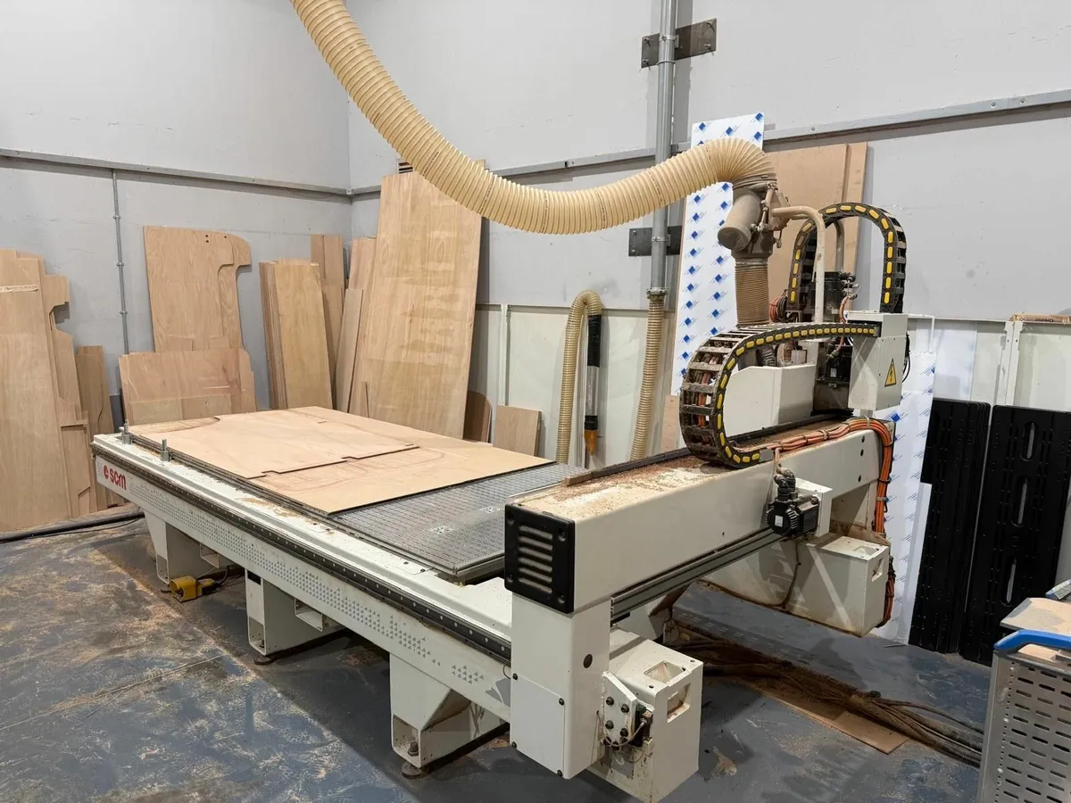 SCM Flat Bed CNC Router (10x5)
