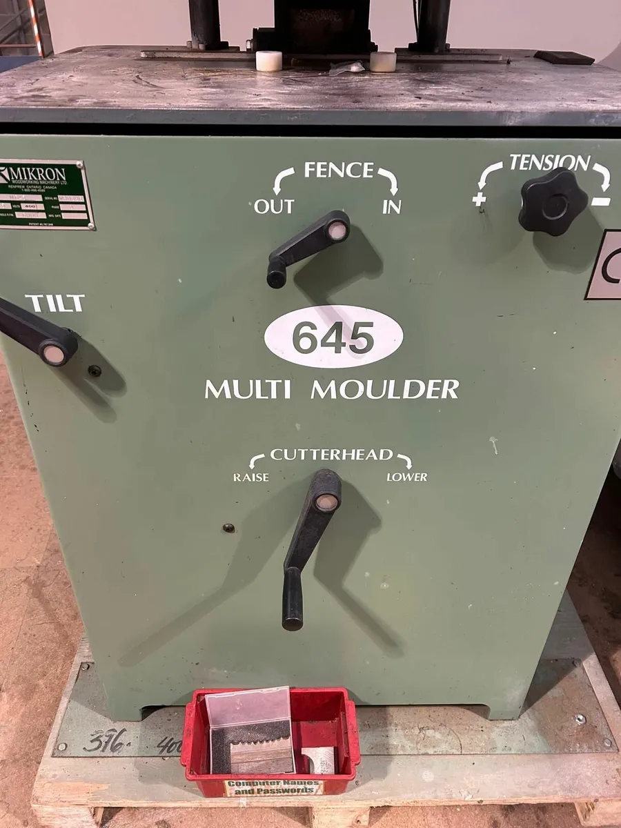 Mikron Type 645 Multi Moulder - Image 2