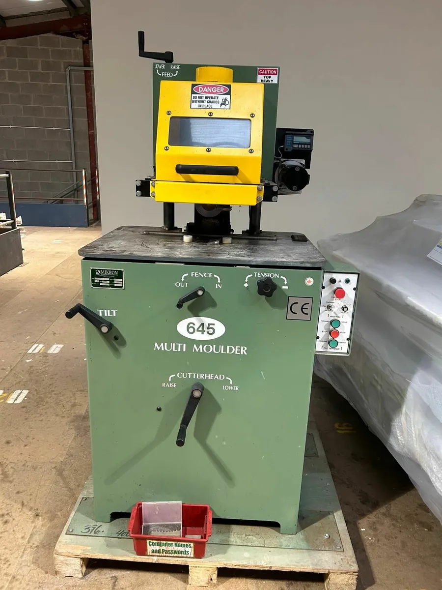 Mikron Type 645 Multi Moulder - Image 3