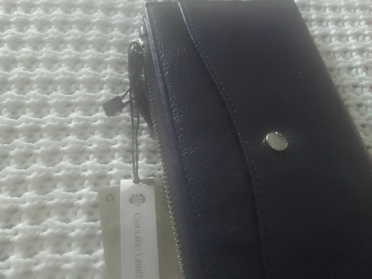 paul Costelloe navy leather purse wallet new unuse - Image 3