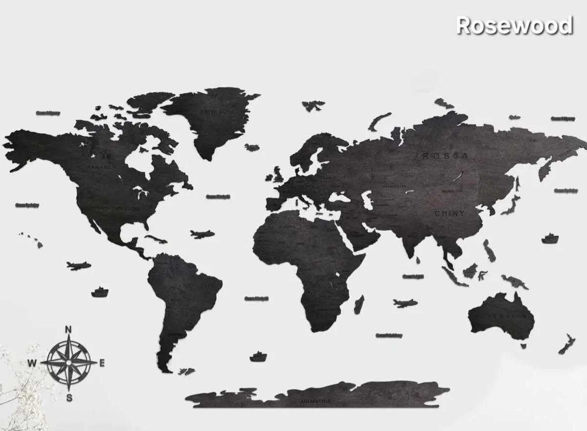 2D Classic Version Map of The World - Image 4