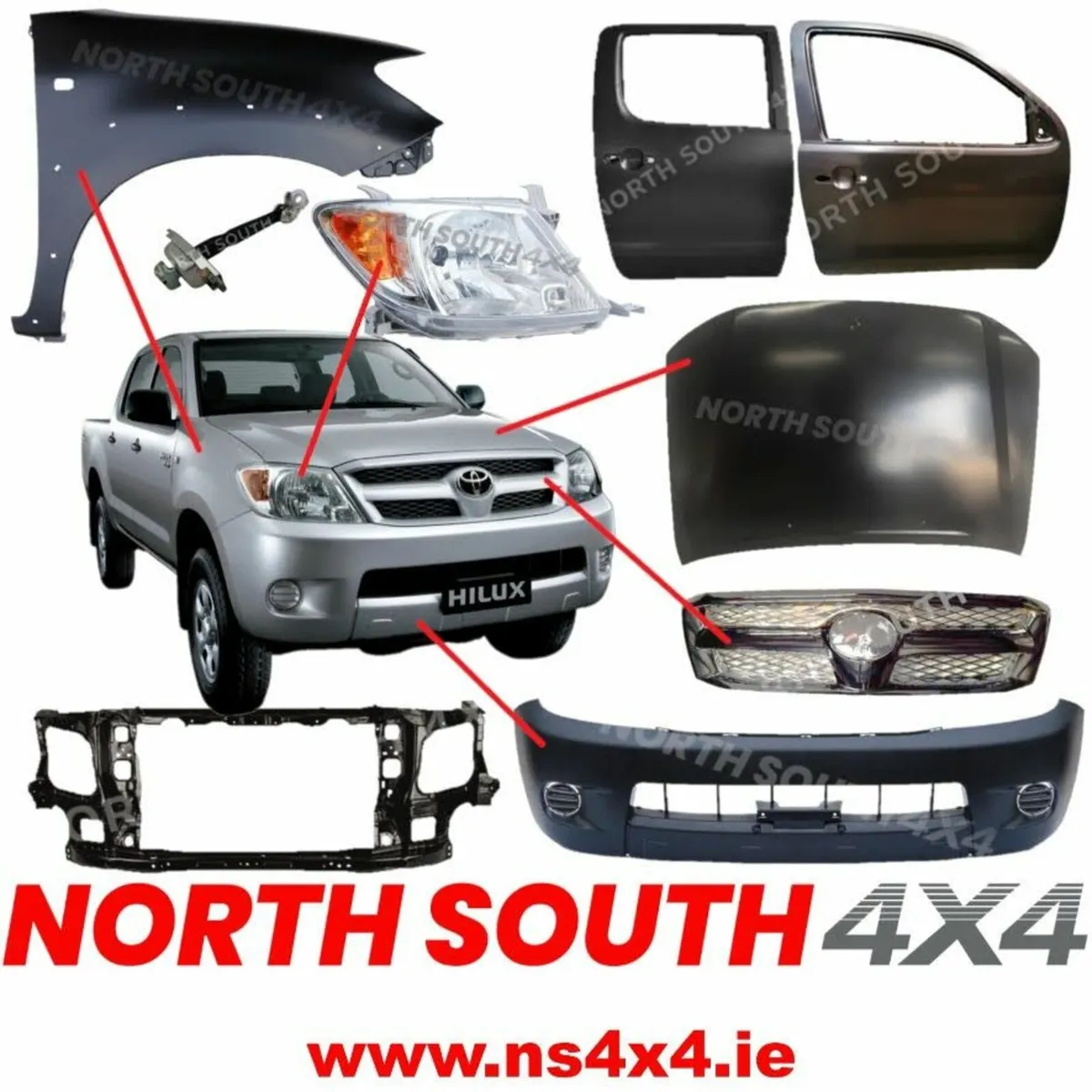 Toyota Hilux Parts 2005 to 2016 - Image 2