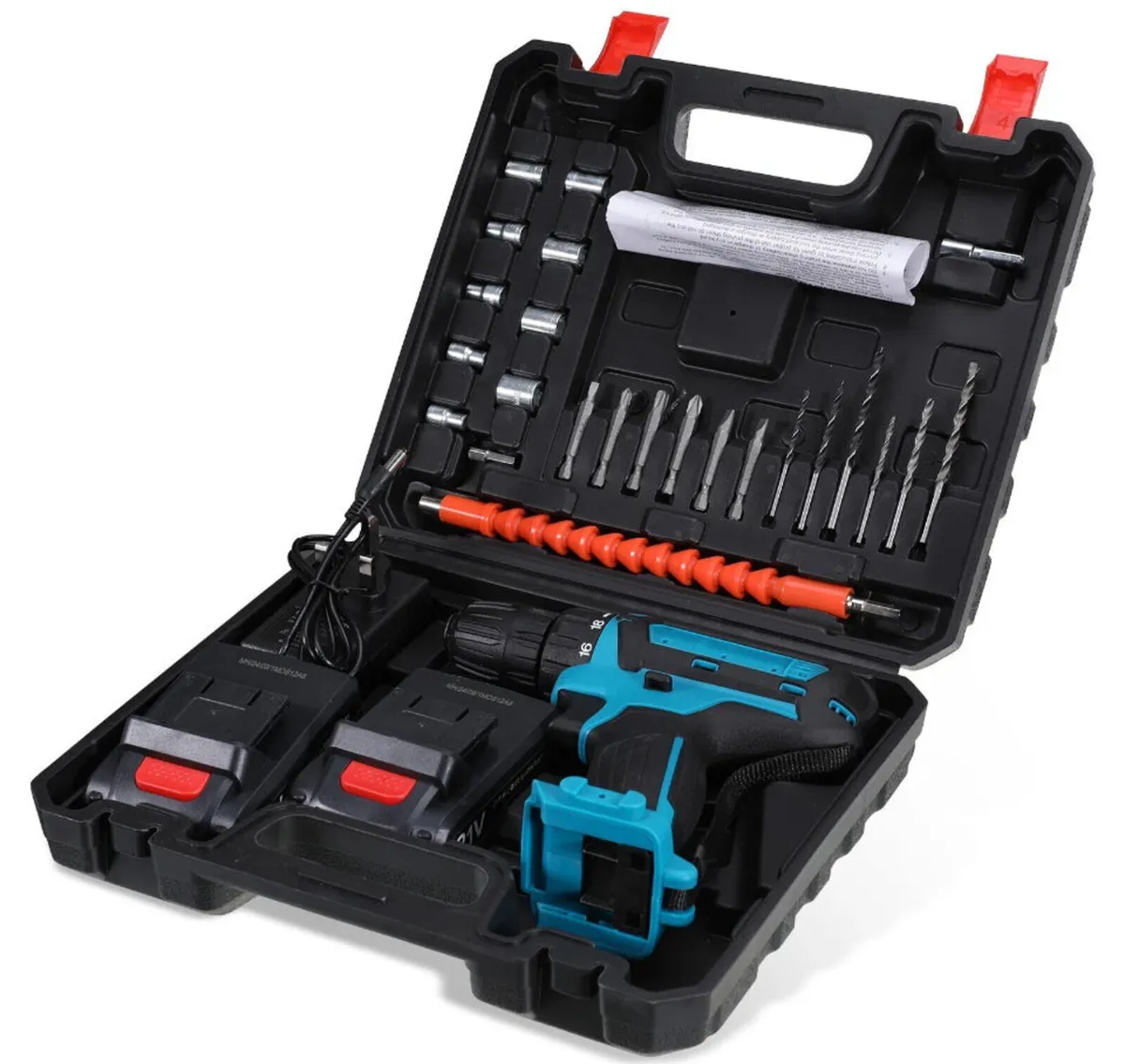 NEW 21V Cordless Drill Combi Screwdriver 2xbattery - Image 3