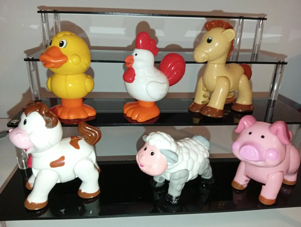 Kiddieland Farm Animals Cow Horse , Pig Sensory