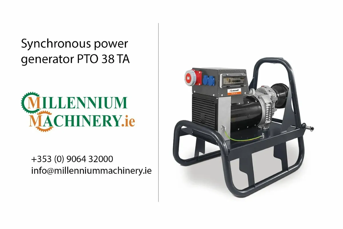 Synchronous power generator PTO 38 TA