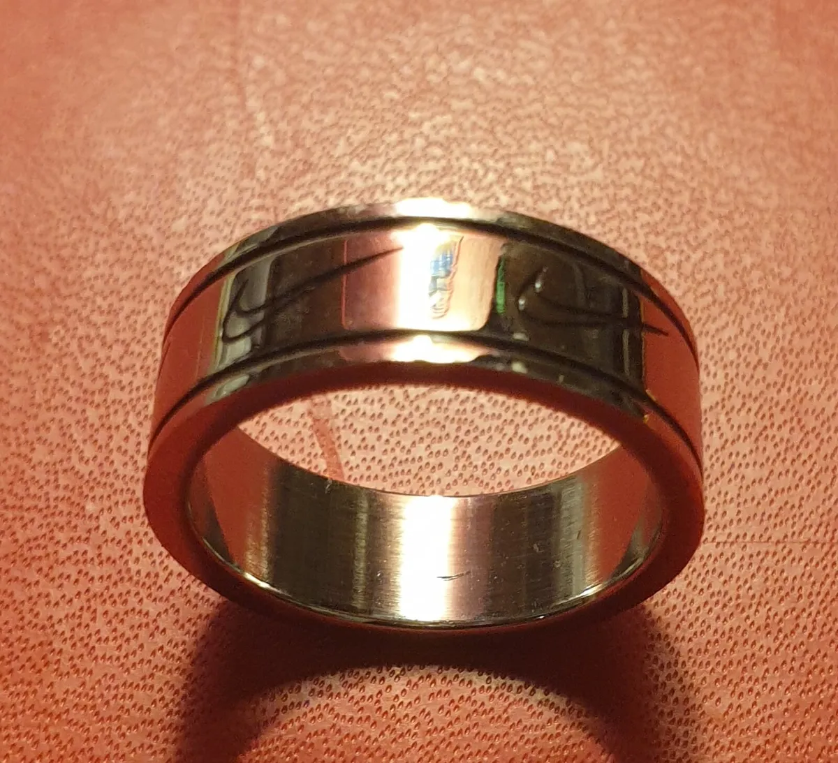 "Nike" Silver Band Rings - Image 4