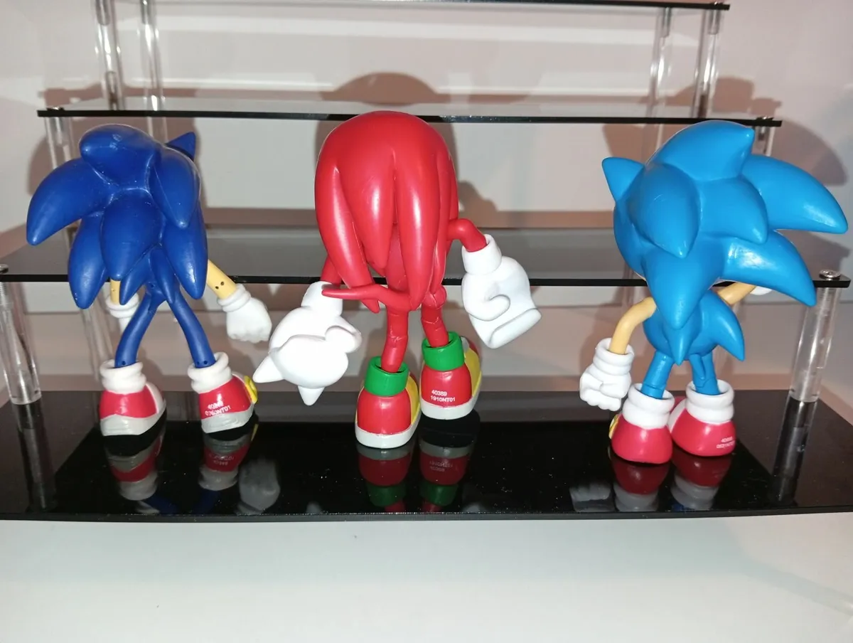 Collection Of Jakks 4" Sonic And Knuckles Figures - Image 2