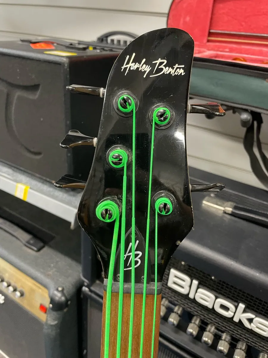 Harley Benton Fretless 5-String Bass - Image 4
