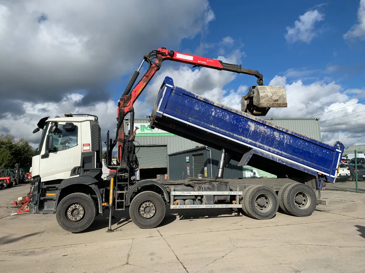 2016 RENAULT KERAX 430 8X4 GRAB TRUCK FOR AUCTION - Image 2