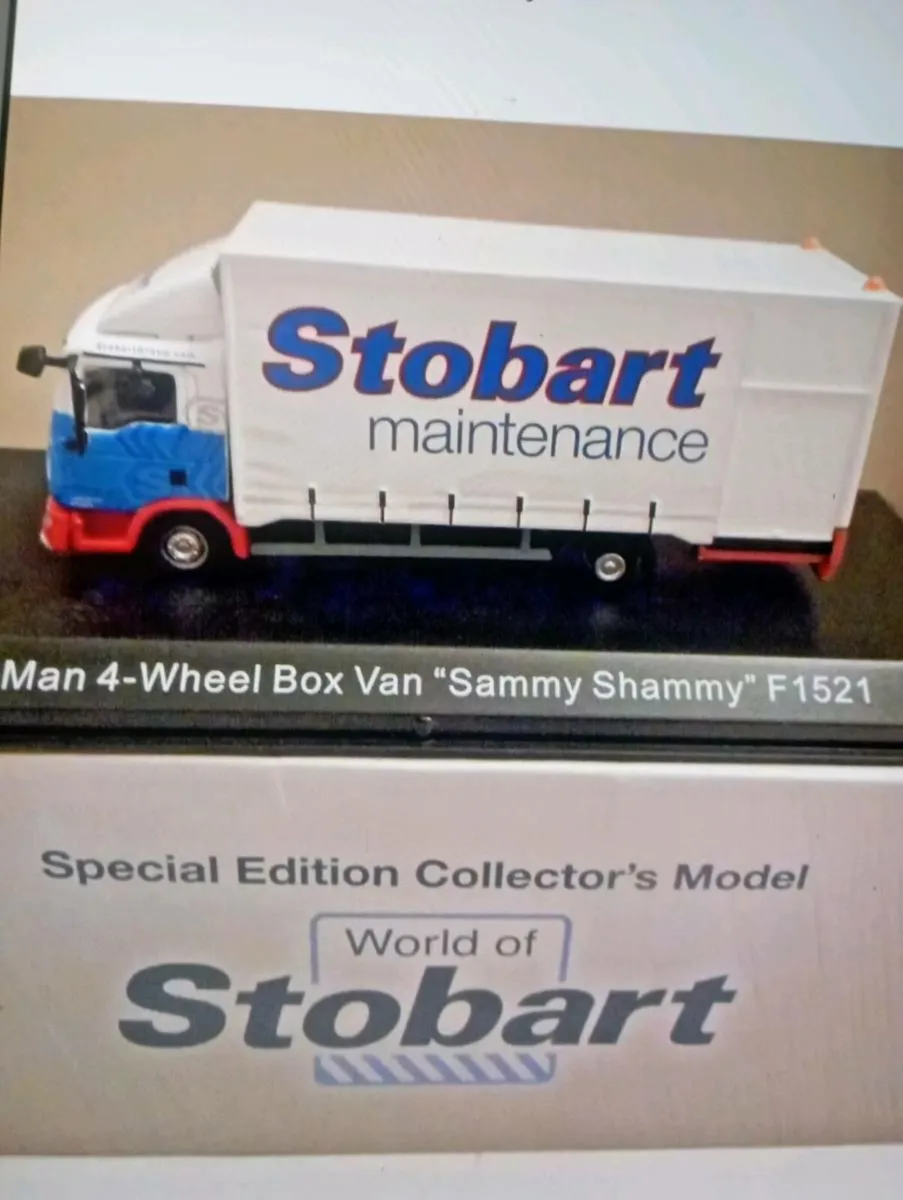 ATLAS EDDIE STOBART MAN -4WHEEL  BOX VAN - Image 1
