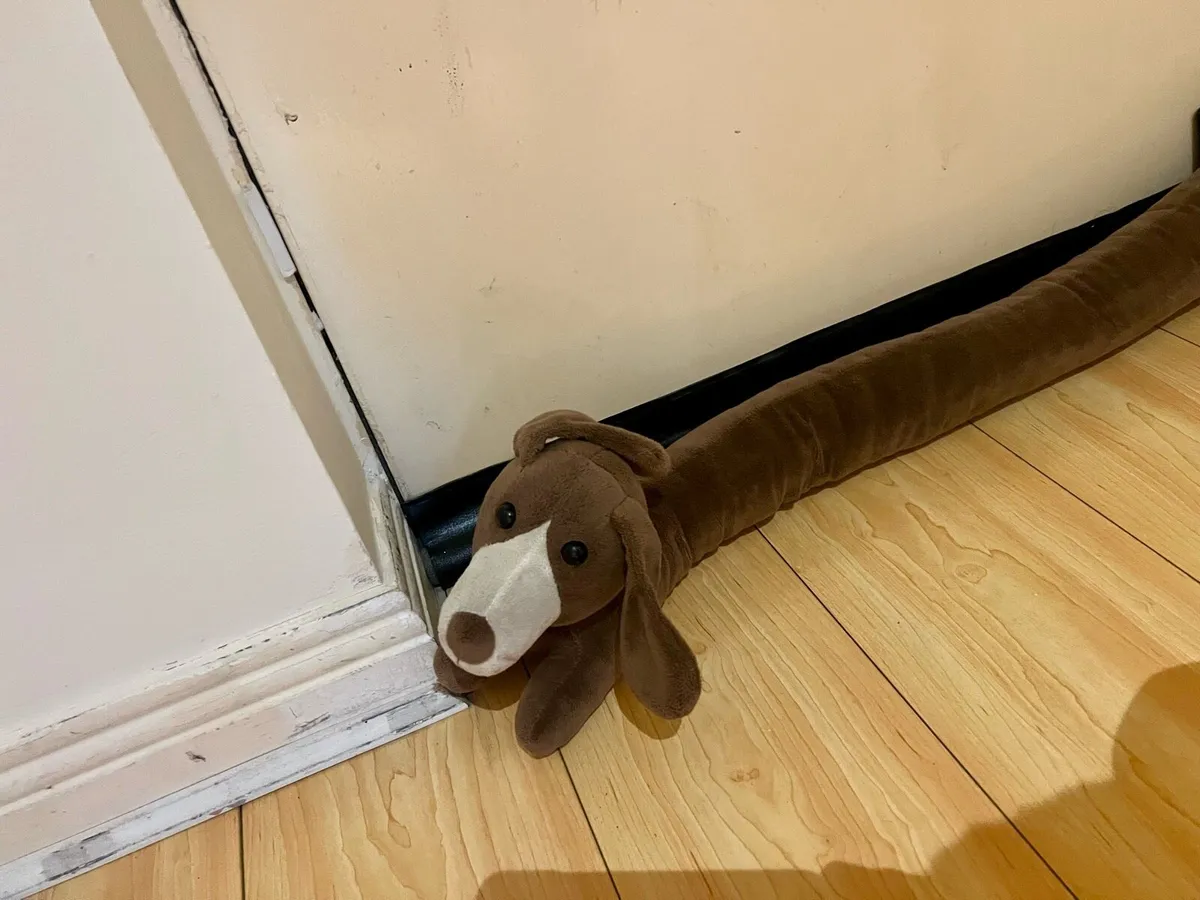 sausage dog draught excluder. - Image 2