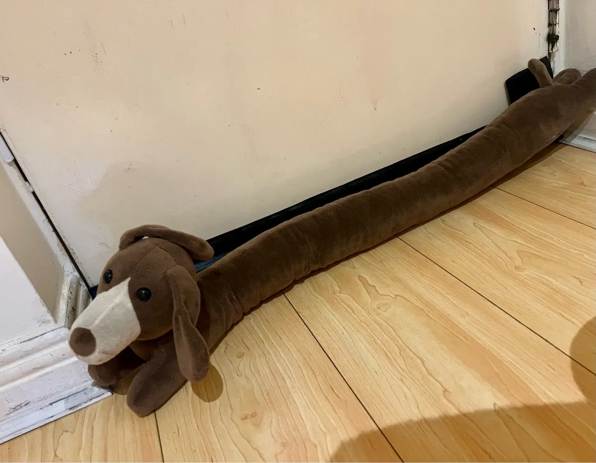sausage dog draught excluder. - Image 3