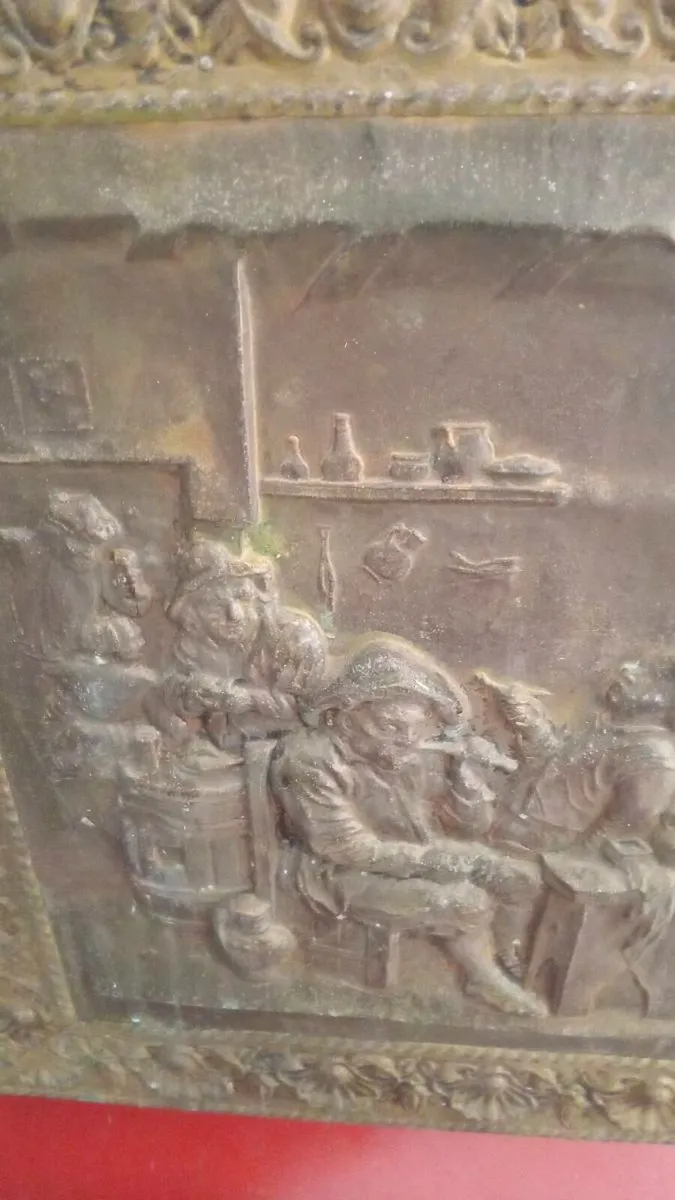 Brass fire screen - Image 4