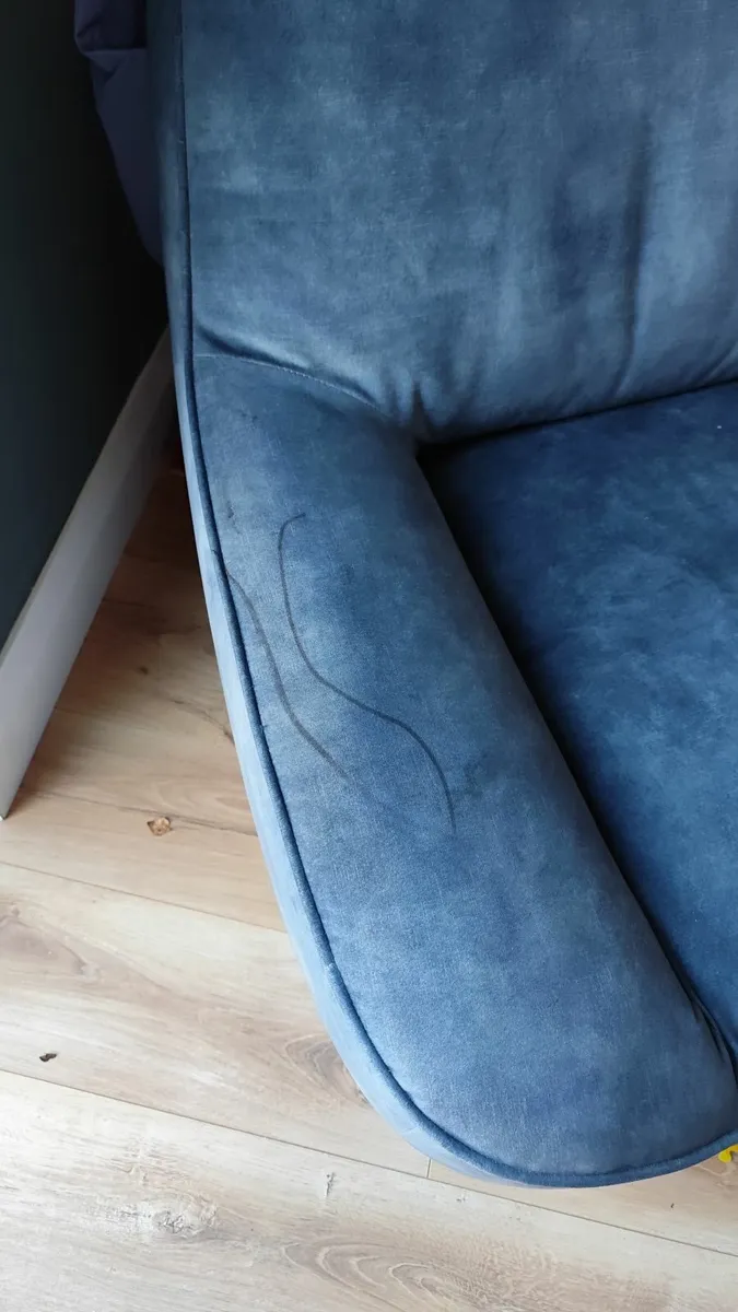 Teal "Virgo" Swivel chair - Image 3