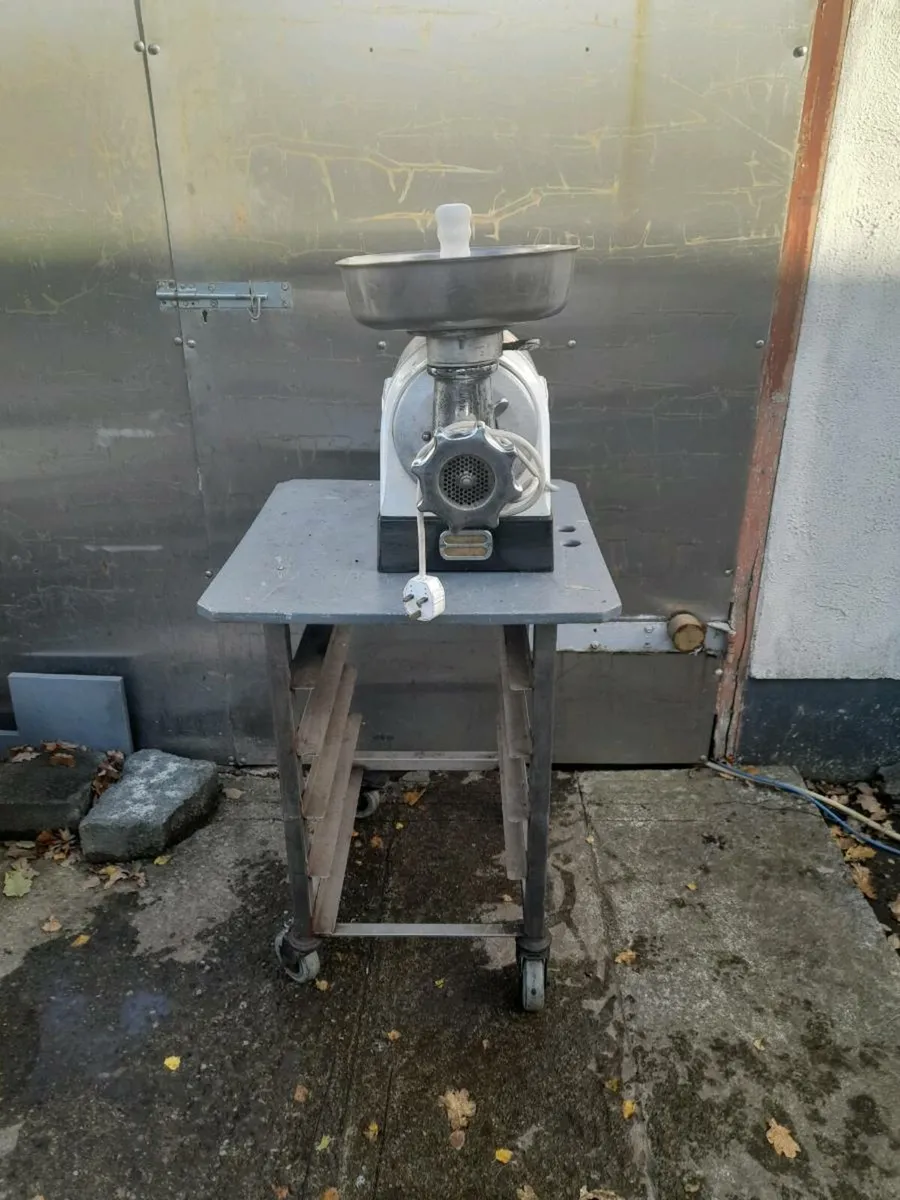 Ab 12 crypto mincer single phase.gear drive 3/4 hp - Image 2