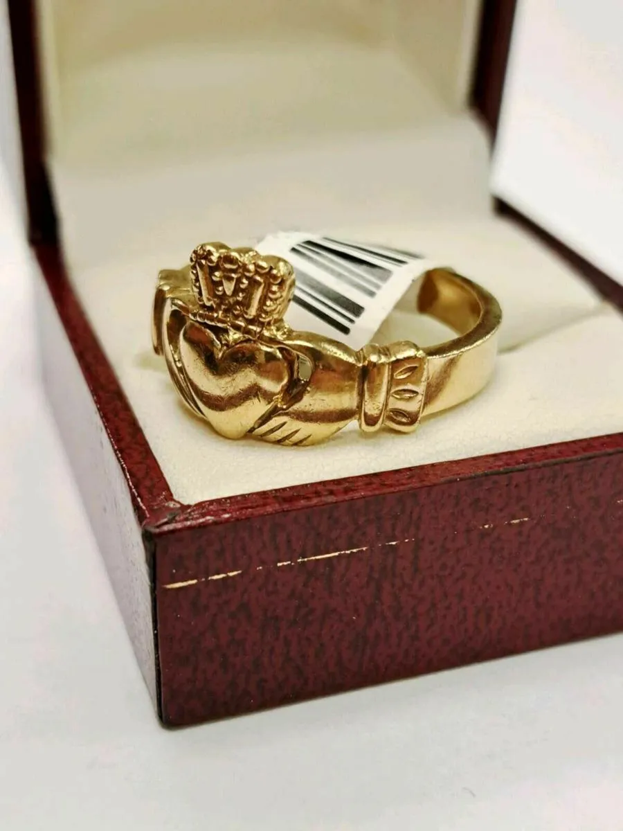 9K Gold Cladagh Ring 9CT - Image 2