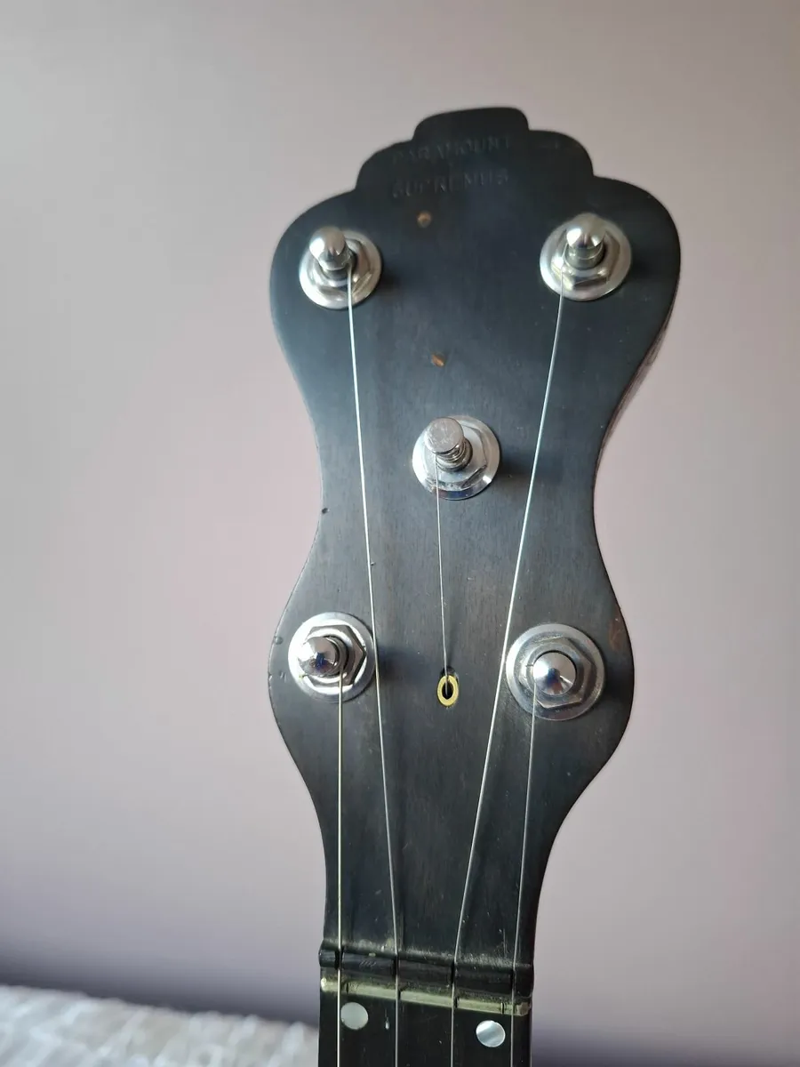 Paramount Supremus 5 string Banjo. - Image 4