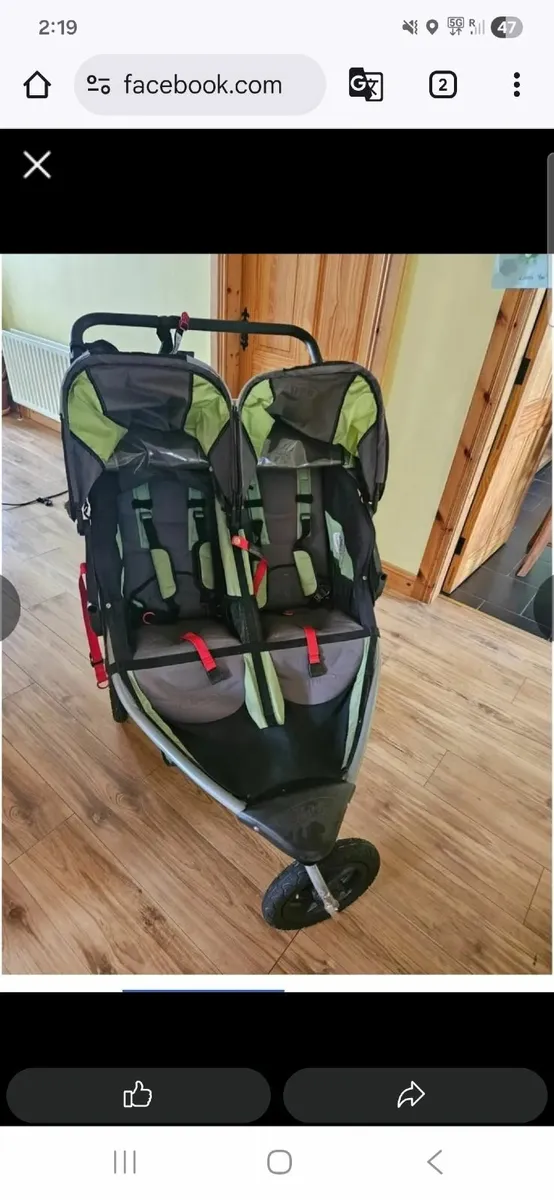 Bob Dualie running stroller - Image 2