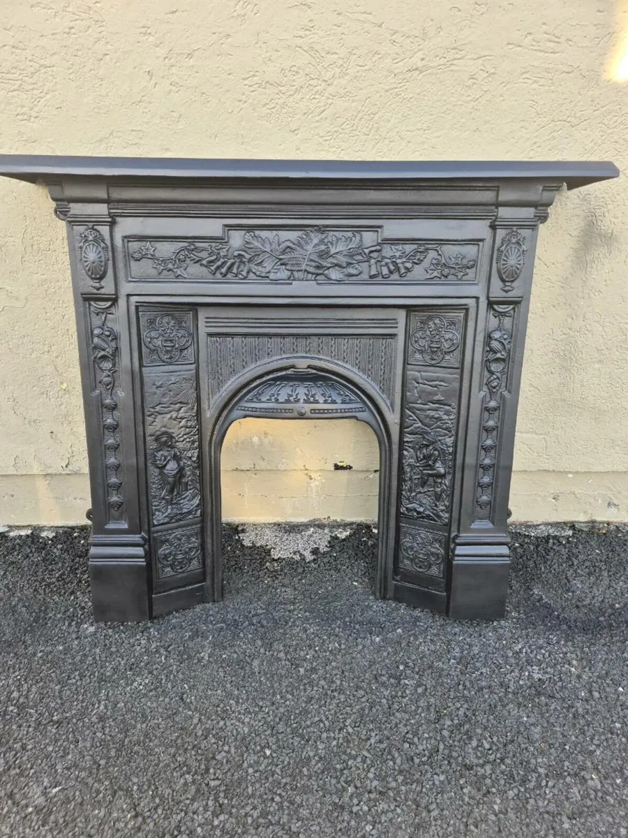 Cast iron fireplace - Image 1