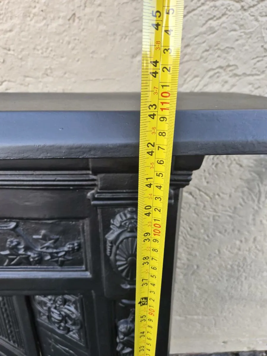 Cast iron fireplace - Image 3