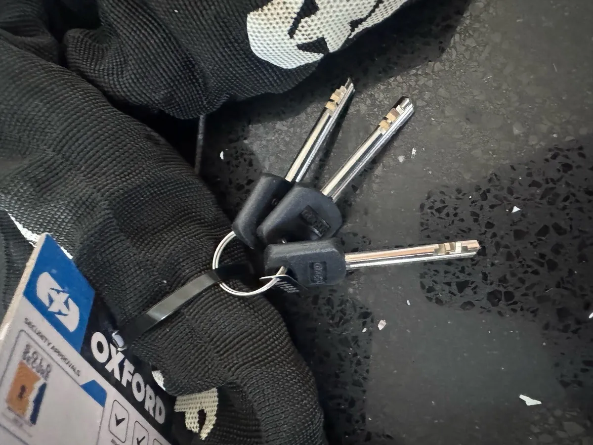 Motorbike lock and chain NEW - Image 2