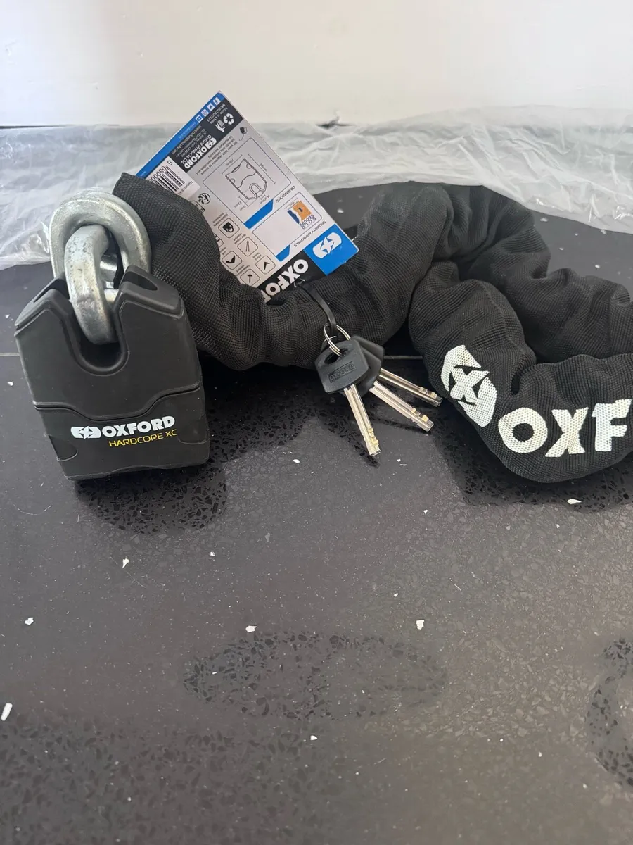 Motorbike lock and chain NEW - Image 3