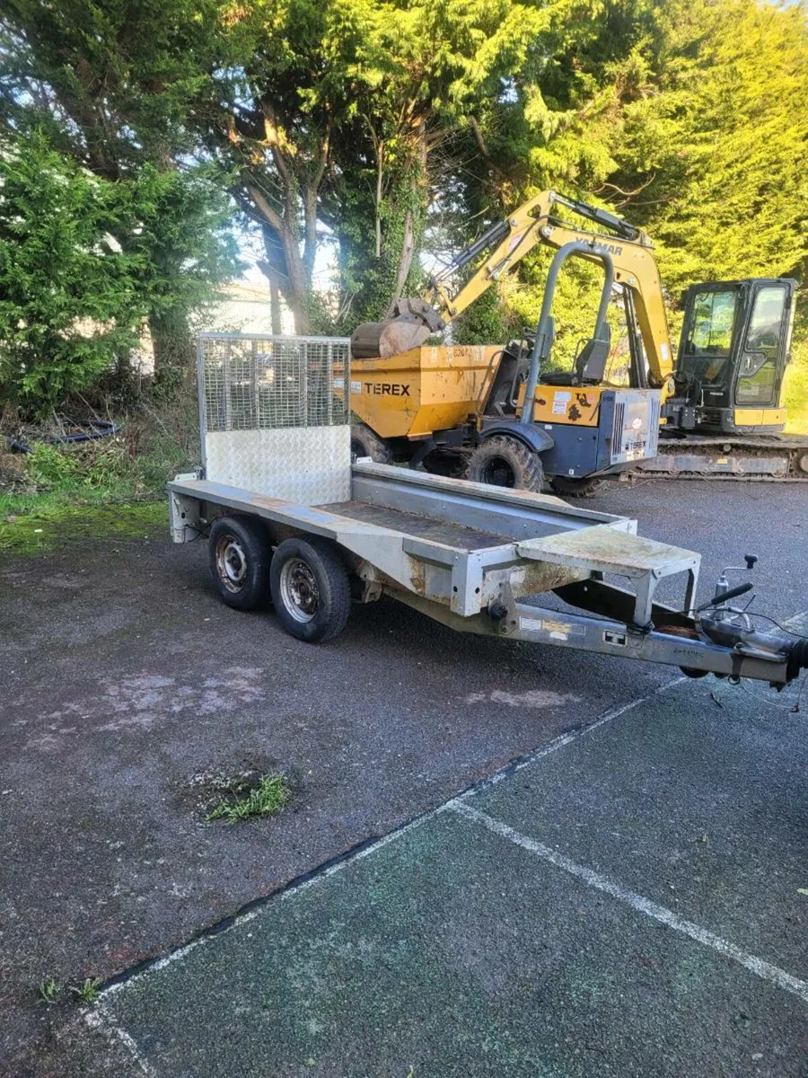 Ifor Williams plant trailer 8x4 - Image 1