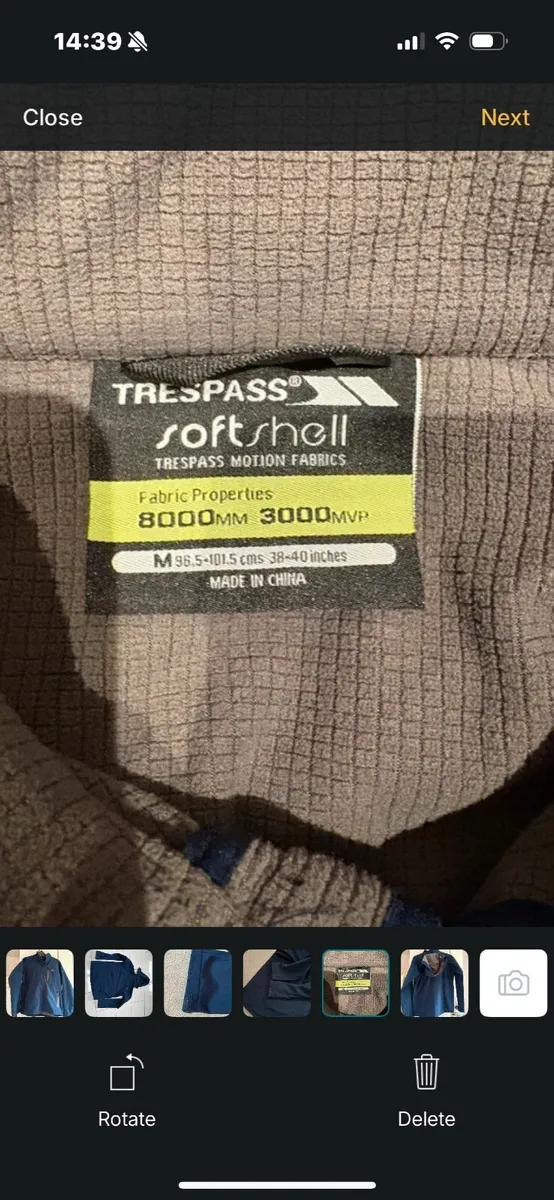 Trespass soft shell jacket - Image 3