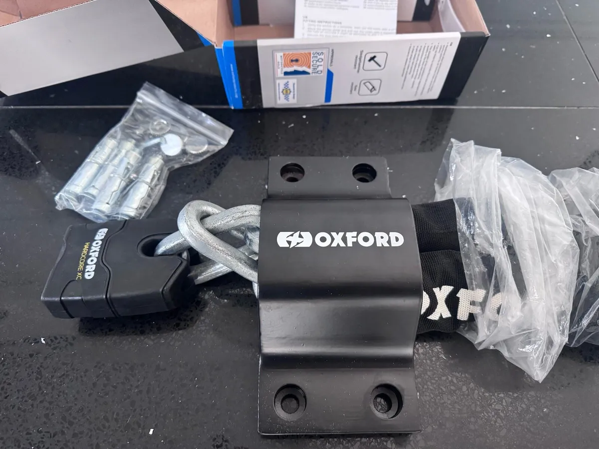 Motorbike chain lock anchor bundle - Image 1