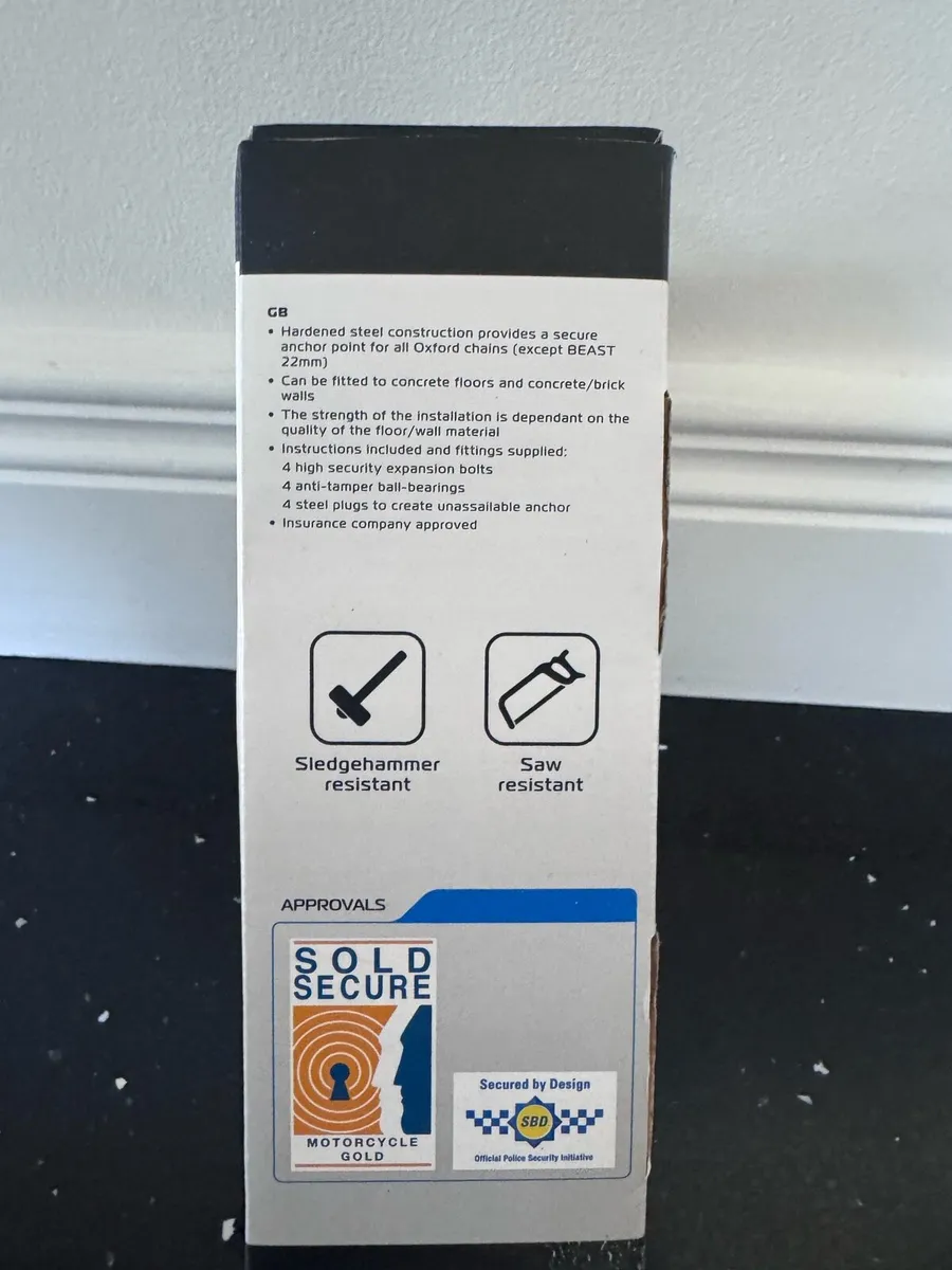 Motorbike chain lock anchor bundle - Image 3