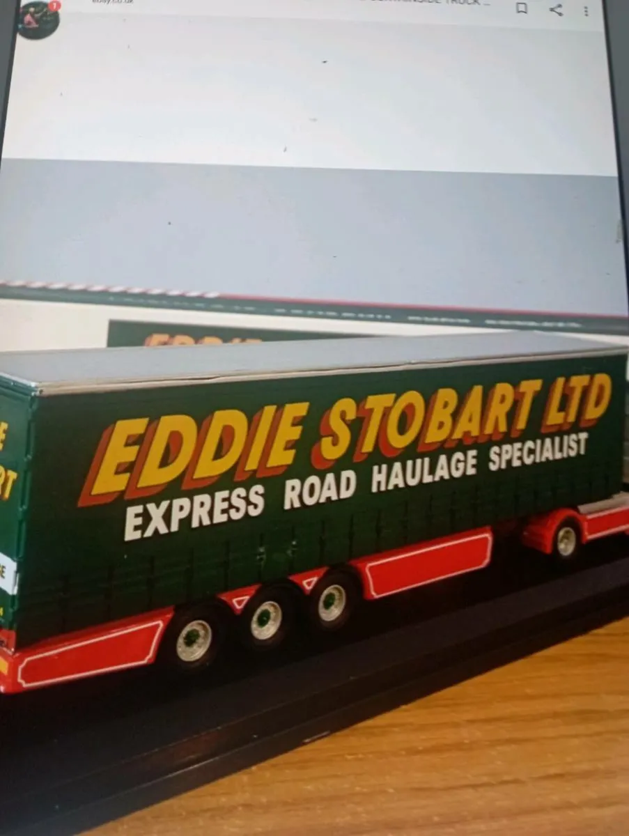 ATLAS OXFORD EDDIE STOBART SCANIA DIECAST TRUCK - Image 2
