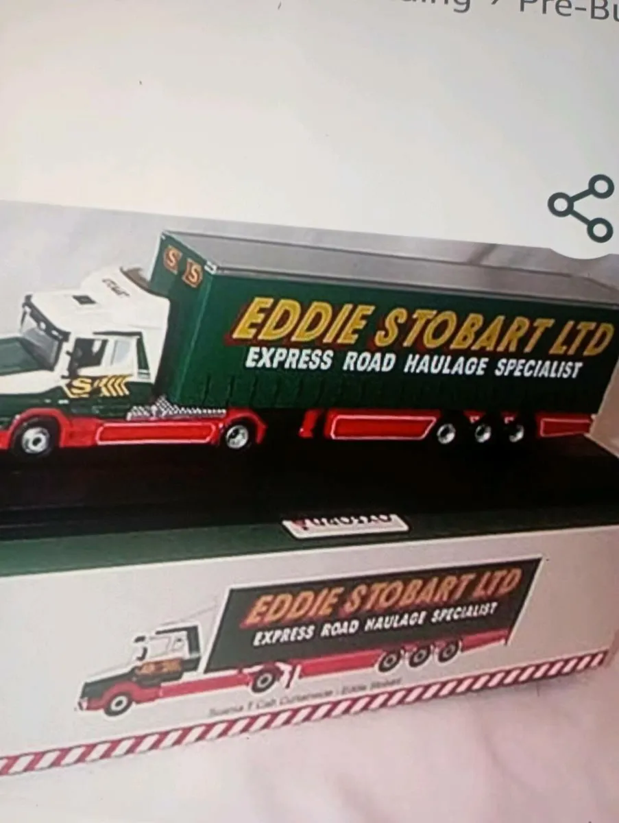 ATLAS OXFORD EDDIE STOBART SCANIA DIECAST TRUCK - Image 3