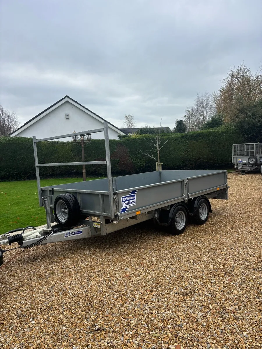 Unused Ifor Williams 12x6,6 dropside trailer - Image 1