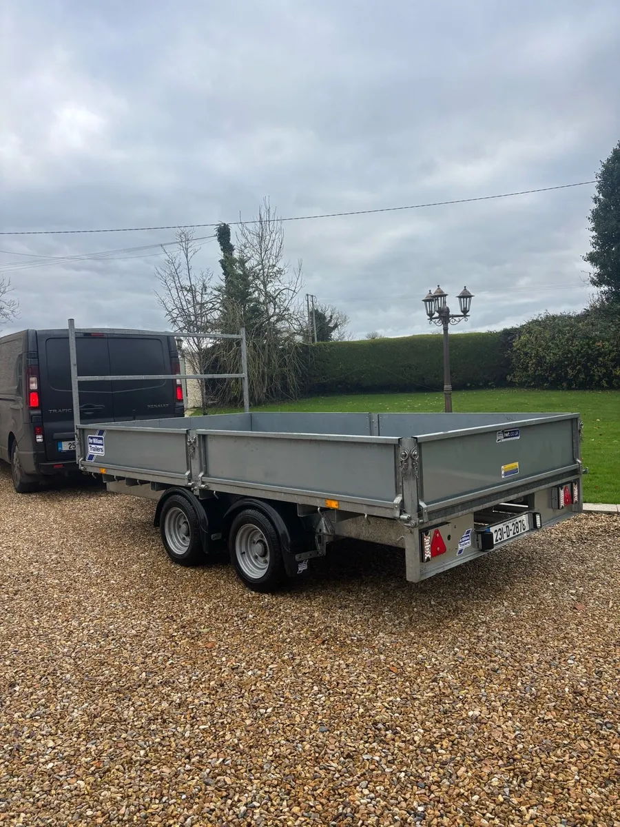 Unused Ifor Williams 12x6,6 dropside trailer - Image 2