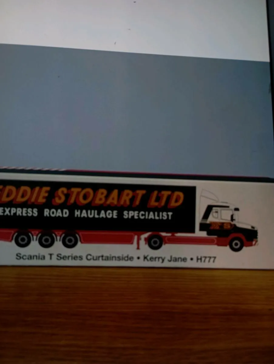 ATLAS OXFORD EDDIE STOBART SCANIA DIECAST TRUCK - Image 1