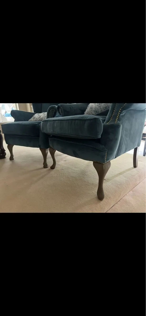 2 doylestown upholstered chairs - Image 2