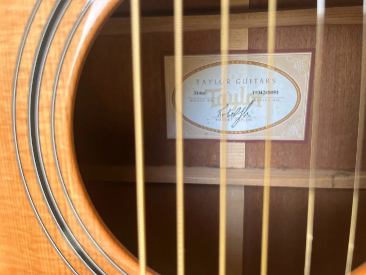 Taylor 314ce Acoustic Guitar - Image 4