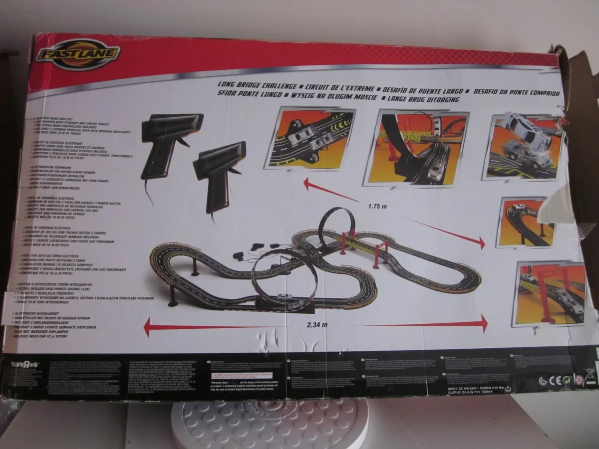 Scalextric Fastlane Long BridgeChallenge 10m Track - Image 2