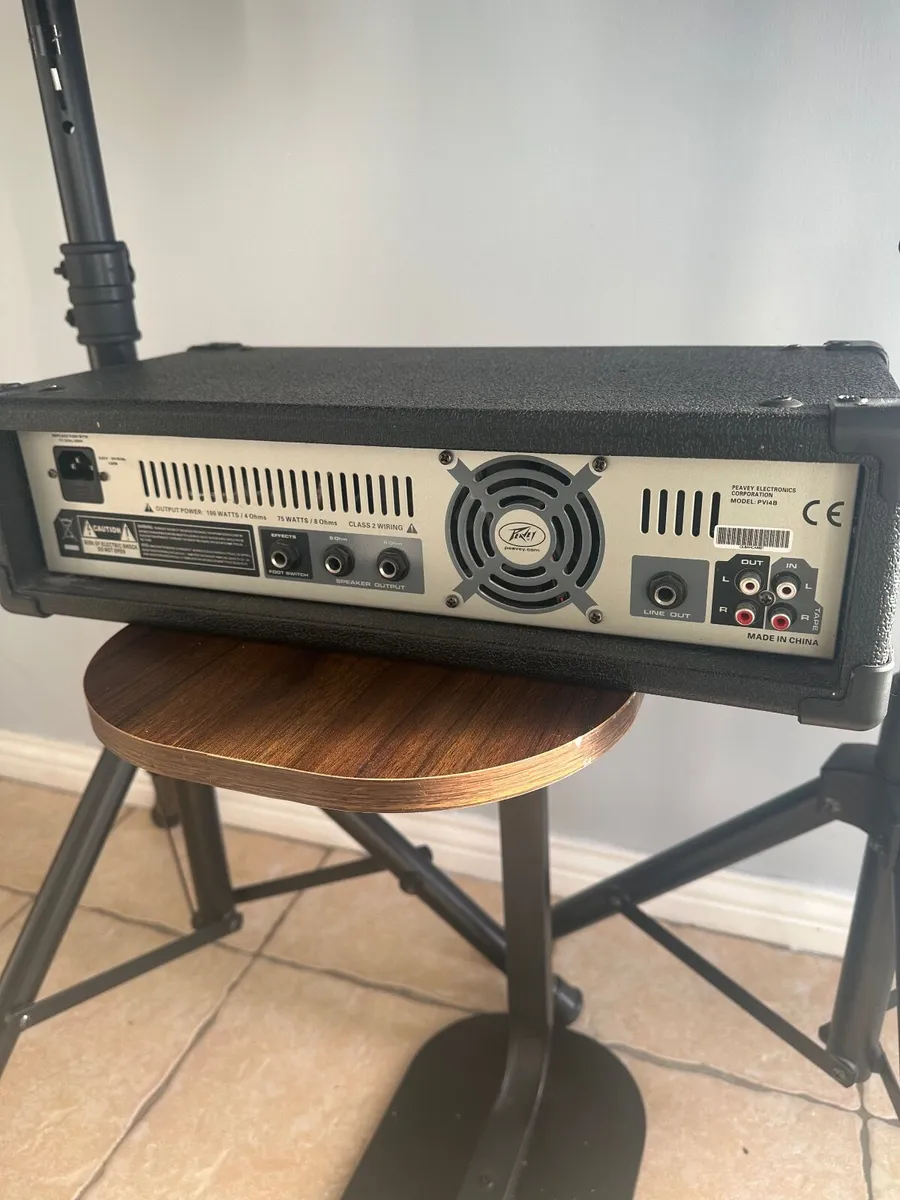 Peavey PA System - Speakers, Desk and Microphones - Image 3