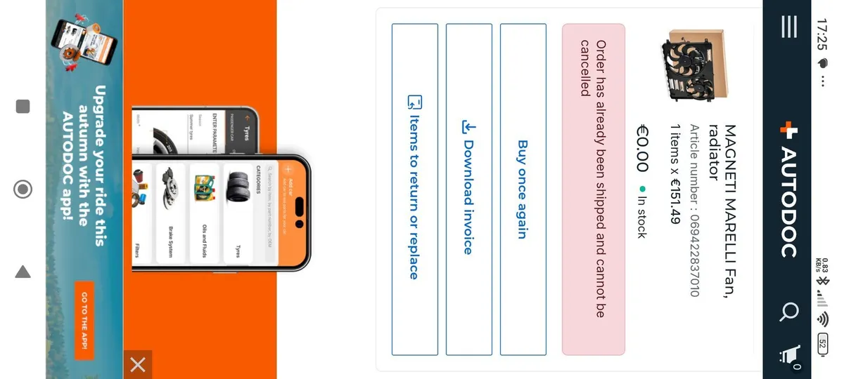 Magnetti Marelli Car Engine Radiator Fan - Image 2