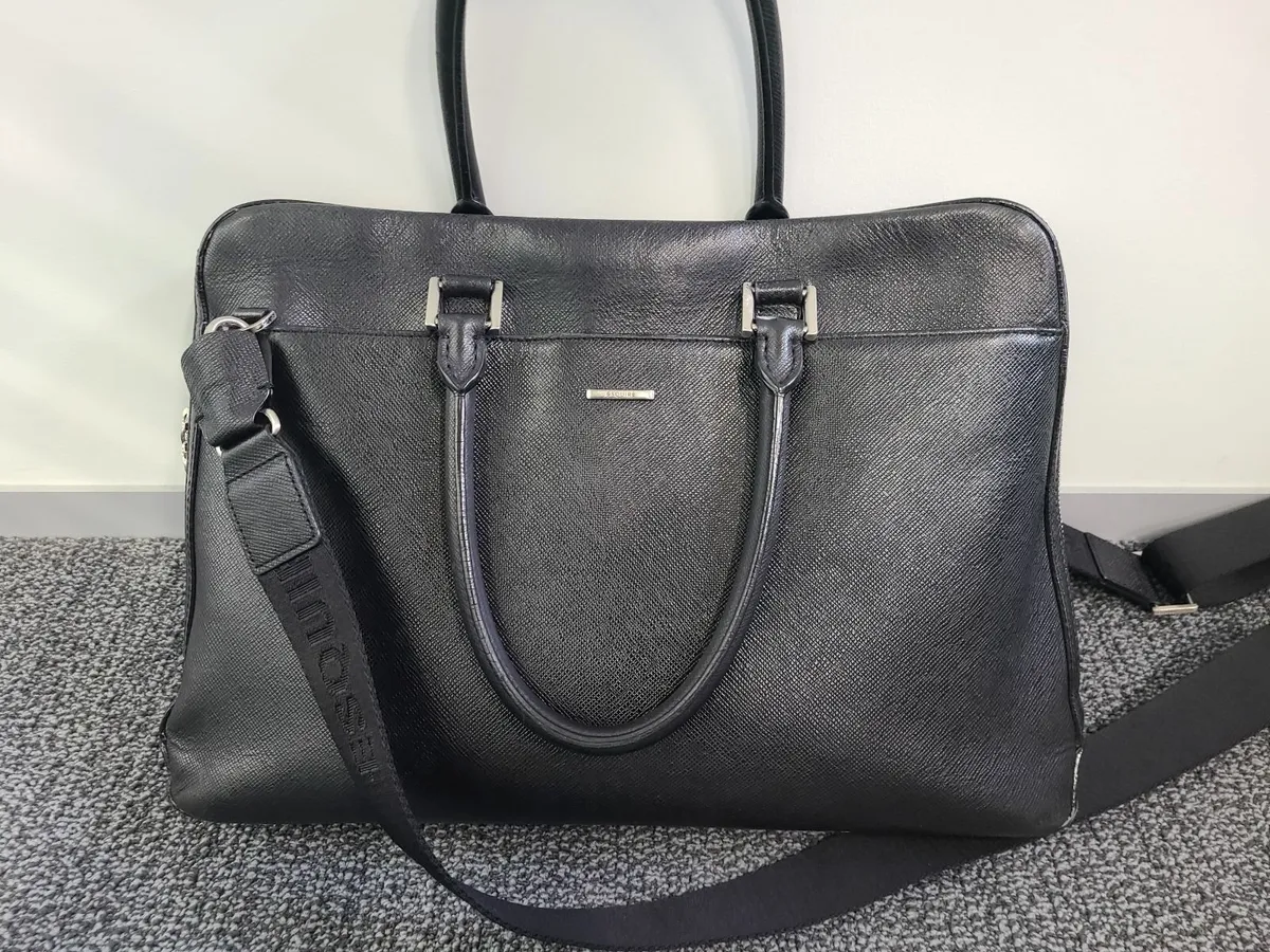 Man's bag - Saffiano leather briefcase - Image 1