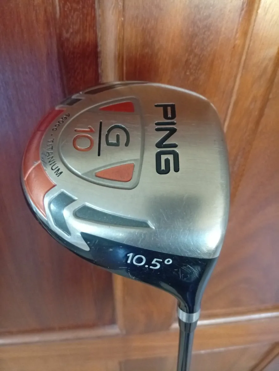 Ping G10 Driver 10.5 Loft Stiff Flex As New - Image 1