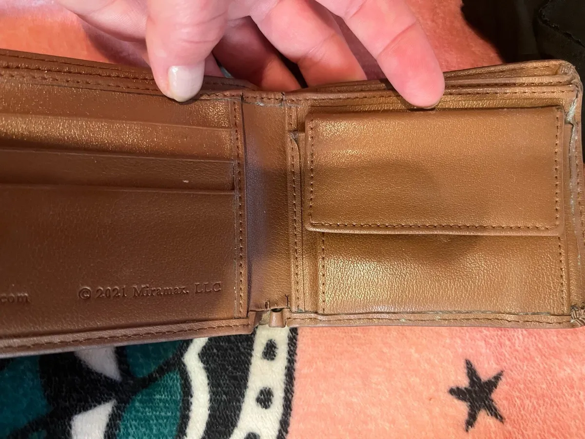 Pulp fiction leather wallet - Image 3